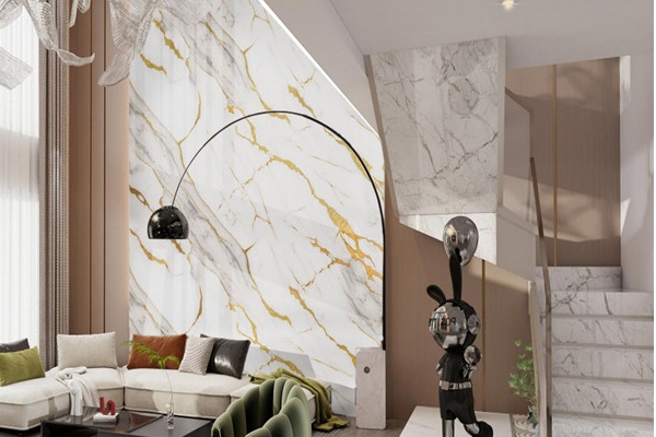 PVC_Marmerlook PVC Marmerlook platen